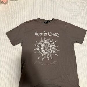 Alice in Chains Graphic T-Shirt - Brown